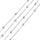 Flache ovale Kabelketten aus Messing CHC018Y-N-1