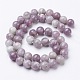 Fili di perle di giada lilla naturale X-GSR8mmC168-3