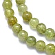 Natürlichen grünen Granat Perlen Stränge G-K310-C17-6mm-3