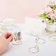 Alloy Place Card Holder DJEW-WH0018-22-3