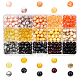 Chapelets de perles en verre peint brossé & cuisant GLAA-PH0001-03-8mm-9