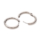 201 Stainless Steel Huggie Hoop Earrings EJEW-L250-01E-P-3