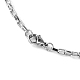 Box Chain Necklace for Men NJEW-F027-17-2.5mm-2