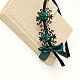 Bowknot & fleurs fer des bandes de cheveux bijoux X-OHAR-N0006-027-2