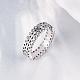 Los anillos de dedo de bronce Checa rhinestone para las mujeres exquisitas RJEW-BB02112-6-3