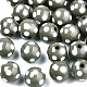 20 perles mm bubblegum morceaux ronds acrylique X-SACR-S146-20mm-12-2