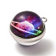 Galaxy Theme Luminous Glass Ball Pendants GLAA-D021-01P-09-2