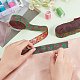 7M Flat Ethnic Style Embroidery Floral Polyester Ribbons OCOR-WH0070-62A-3
