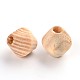 Perle di legno non finite WOOD-Q012-03B-LF-2