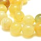 Chapelets de perles en opale jaune naturelle G-F674-07A-8mm-3