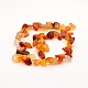 Dyed Natural Red Agate Bead Strands G-J278-20-2