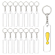 BENECREAT DIY Keychain Making Kits DIY-BC0001-65P-1