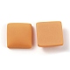 樹脂カボション  正方形  オレンジ  15.5x15x7mm CRES-J042-07D-2