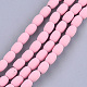 Spray Painted Non-magnetic Synthetic Hematite Beads Strands G-T116-17-05-1