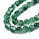 Chapelets de perles en jade naturelle à deux tons X-G-R165-8mm-05-3