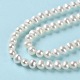 Fili di perle di perle d'acqua dolce coltivate naturali PEAR-E018-41-4