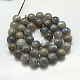 Natural Labradorite Beads Strands X-G-G212-6mm-23-2