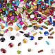 100 g de perles acryliques imitation pierres précieuses opaques MACR-TA0001-53-1