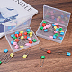 Benecreat 8 упаковка прямоугольных прозрачных пластиковых контейнеров для хранения шариков с откидными крышками для предметов CON-BC0004-63-7