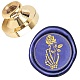 Wax Seal Brass Stamp Head AJEW-WH0209-301-1