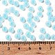 Imitation Jade Glass Seed Beads SEED-Z001-A-A06-4