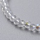 Collares de abalorios de cristal facetado NJEW-JN02553-09-2