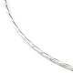 Rhodium Plated 925 Sterling Silver Twisted Bracelets BJEW-G680-01P-2