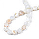 Fili di perle di conchiglia trochid naturale / trochus SHEL-S258-083-A01-4
