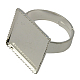 Adjustable Brass Ring Shanks X-KK-J052-S-1