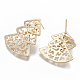 Brass Stud Earrings KK-Q750-029G-2