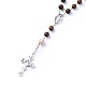 Tibetan Style Alloy Rosary Bead Necklaces NJEW-JN02455-02-3
