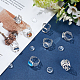 Nbeads diy kit de fabricación de anillo de brazalete de cúpula en blanco DIY-NB0008-16-4