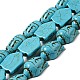 Synthetic Turquoise Beads Strands TURQ-G119-20x29mm-08-1