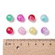 Transparent Crackle Acrylic Beads CACR-N002-8MM-M-2