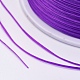 フラット弾性クリスタルストリング  弾性ビーズ糸  ストレッチブレスレット作り用  暗紫色  0.7mm  約546.8ヤード（500m）/ロール EW-F006-12-3