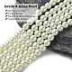 Eco-Friendly  Dyed Glass Pearl Round Beads Strands HY-A002-8mm-RB011-3