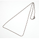 Nuova simpatica collana con catena in acciaio inossidabile X-NJEW-E045-25P-2