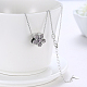 925 Sterling Silver Pendant Necklaces NJEW-BB18242-6
