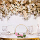 オリクラフトフォーム造花バラ  鉄線ステム付き  結婚式のブライダルブーケ家の装飾用  ミックスカラー  90~150mm AJEW-OC0004-66-6
