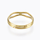 Adjustable Brass Finger Rings RJEW-F086-01G-2
