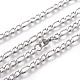 304 Stainless Steel Figaro Chain Necklaces NJEW-E143-11P-2