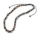Fashion Polymer Clay Rhinestone Necklaces X-NJEW-Q172-6-1