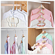 GORGECRAFT 4 Colors 40PCS Clothes Hanger Connector Hooks Closet Hangers Organizer Plastic Cascading Linking Extender Clips Accessory for Heavy Duty Clothes Closet Plastic Hangers KY-GF0001-12-5
