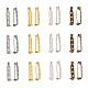 100Pcs 4 Colors Iron Brooch Findings IFIN-CJ0001-55-4