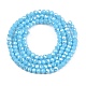 Chapelets de perles en verre électroplaqué&nbsp;EGLA-A044-P1mm-A08-3