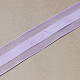 ツートンカラーのオーガンジーリボン  紫色のメディア  5/8インチ（15~16mm）  25ヤード/ロール ORIB-R019-15mm-8-2
