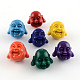 Dyed Buddha Head Synthetical Coral Beads CORA-R011-26-1