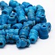 Buddhist Jewelry Dyed Synthetic Turquoise Gourd Beads G-N0013-09B-2