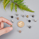 Rack Plating Brass Cubic Zirconia Beads ZIRC-FH0001-01-4