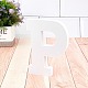 木製の手紙の装飾品  DIYクラフト用  室内装飾  文字.p  P：150x112x15mm WOOD-GF0001-15-16-4